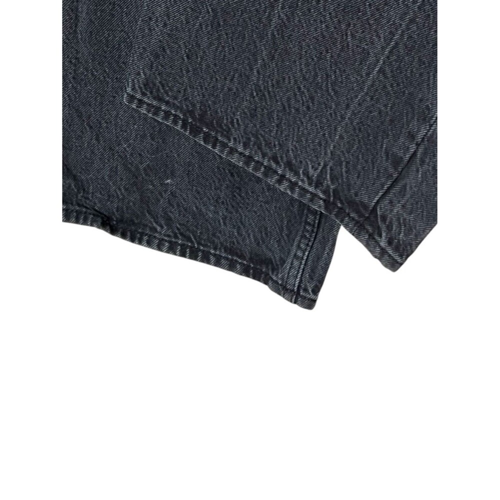 Abercrombie & Fitch The Loose High Rise Women's 24 Black Relaxed Wide Denin Jean - Picture 7 of 10